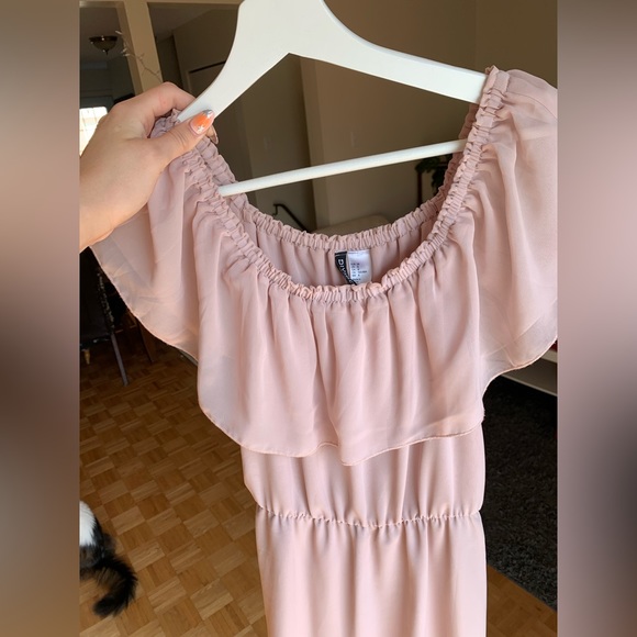 Off the shoulder strapless Spring Dress - Picture 5 of 6